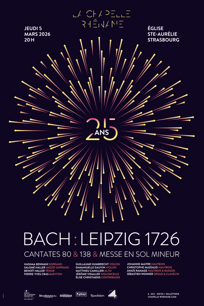 Affiche Leipzig 1726 Affiche concert